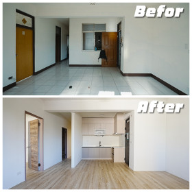 房屋修繕舊屋翻修套房改建泥作工程統包工程磁磚防水水電鐵工鋁窗